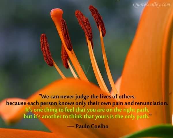 Stop judging! It is too easy.